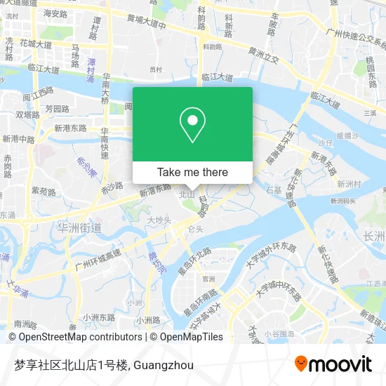 梦享社区北山店1号楼 map
