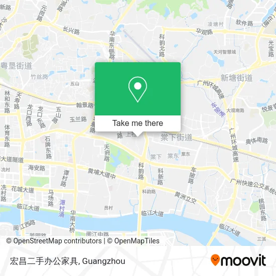 宏昌二手办公家具 map