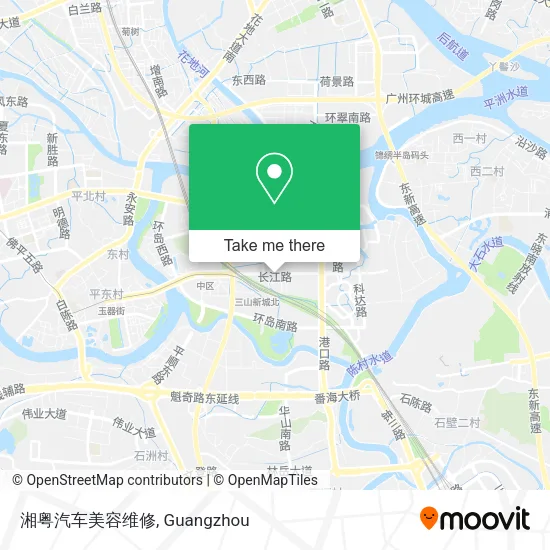 湘粤汽车美容维修 map