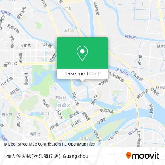 蜀大侠火锅(欢乐海岸店) map