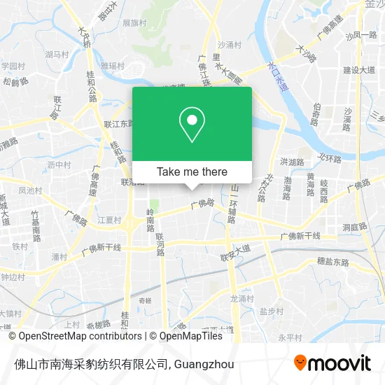 佛山市南海采豹纺织有限公司 map