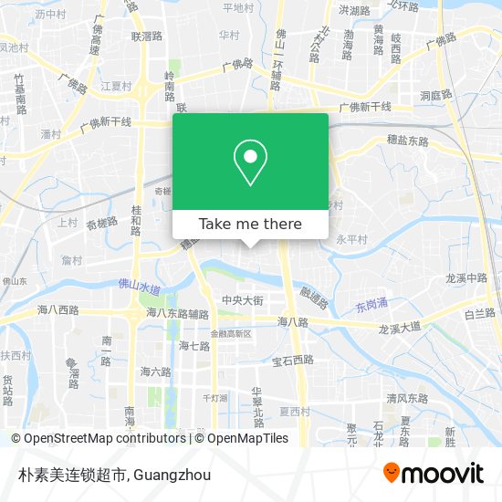 朴素美连锁超市 map