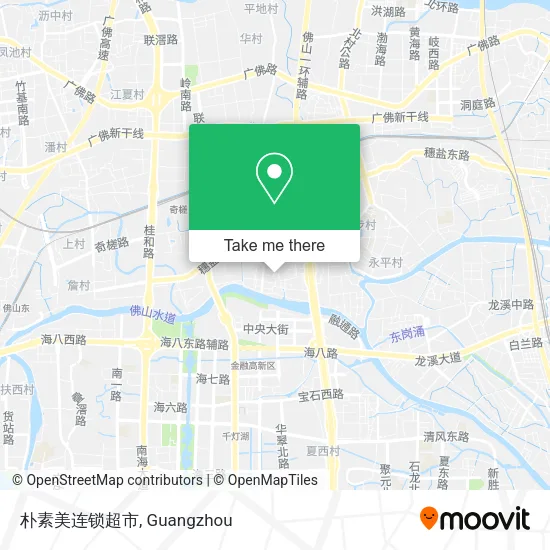 朴素美连锁超市 map