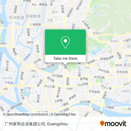 广州家和企业集团公司 map