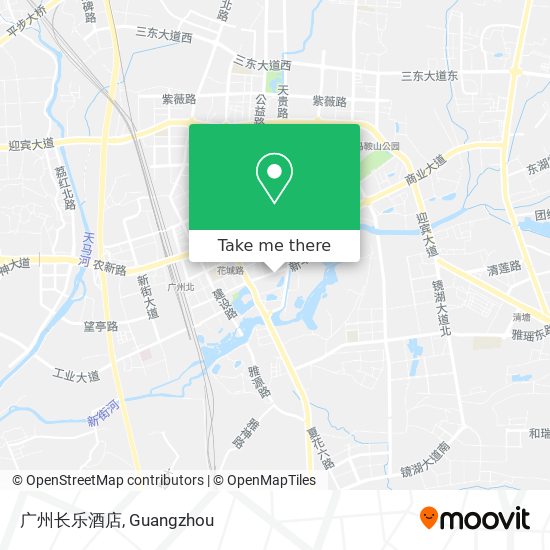 广州长乐酒店 map