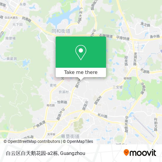 白云区白天鹅花园-a2栋 map