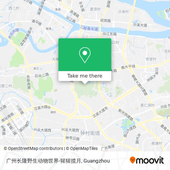 广州长隆野生动物世界-猩猩揽月 map