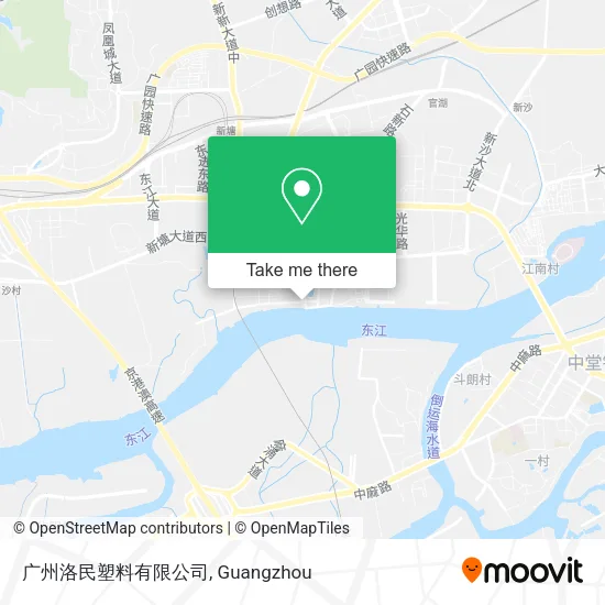 广州洛民塑料有限公司 map