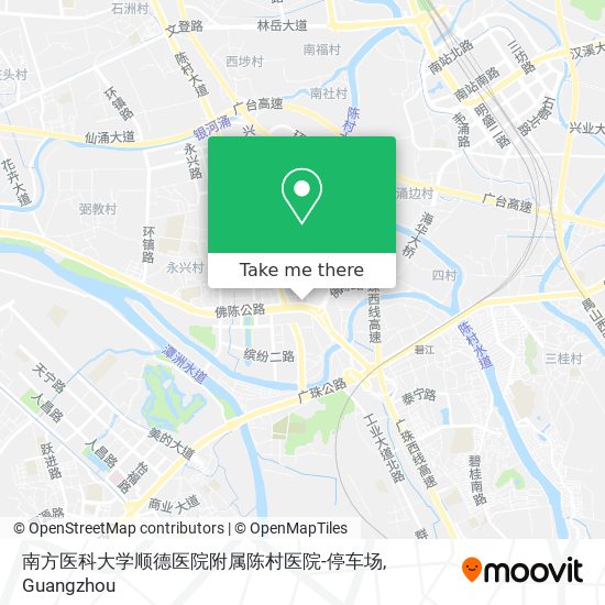 南方医科大学顺德医院附属陈村医院-停车场 map