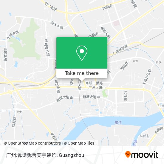 广州增城新塘美宇装饰 map