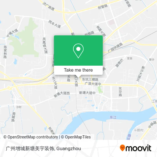 广州增城新塘美宇装饰 map