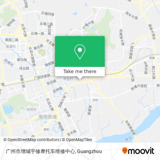 广州市增城宇修摩托车维修中心 map