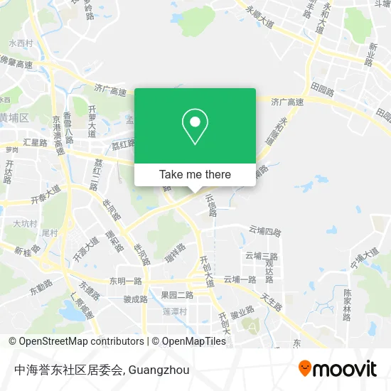 中海誉东社区居委会 map