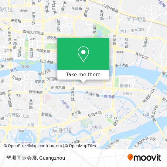琶洲国际会展 map