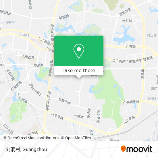 刘洞村 map