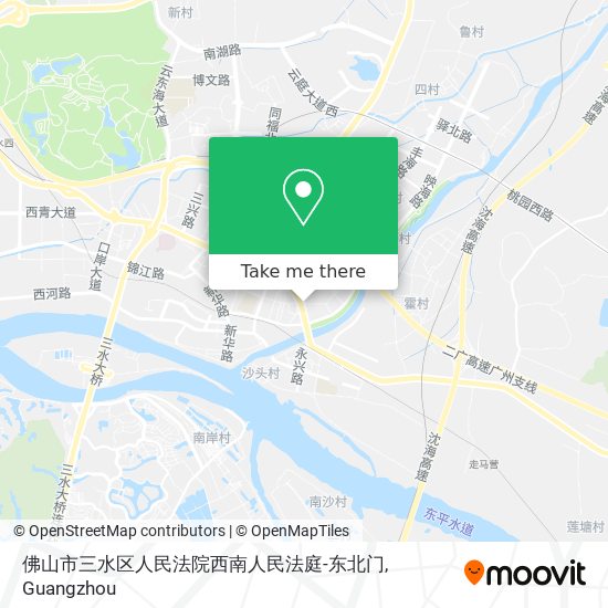 佛山市三水区人民法院西南人民法庭-东北门 map