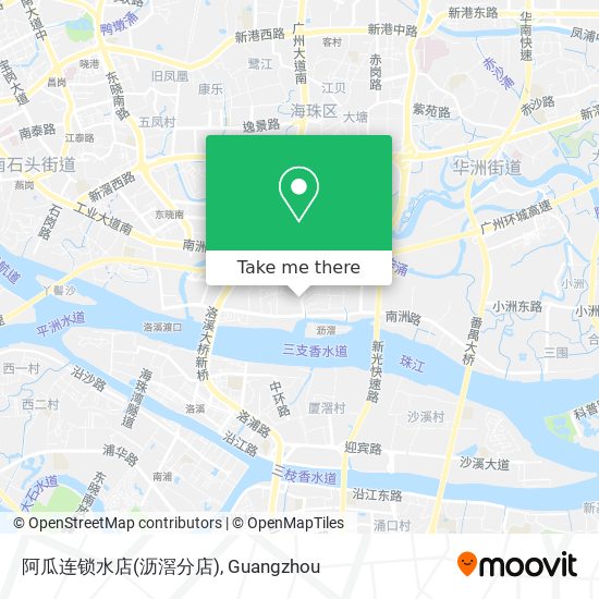 阿瓜连锁水店(沥滘分店) map
