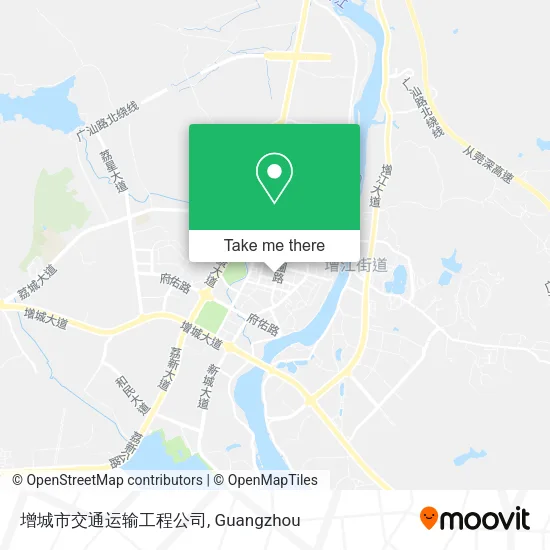 增城市交通运输工程公司 map