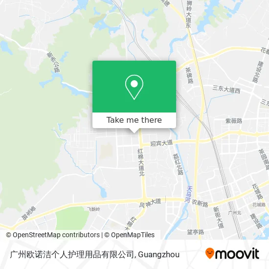 广州欧诺洁个人护理用品有限公司 map