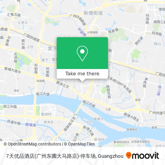 7天优品酒店(广州东圃大马路店)-停车场 map