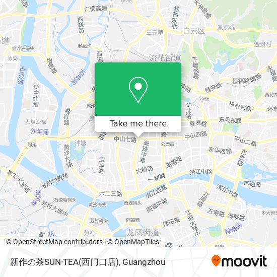 新作の茶SUN·TEA(西门口店) map