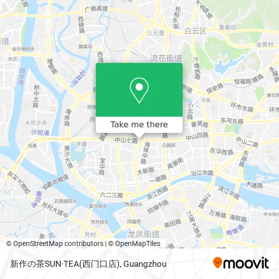 新作の茶SUN·TEA(西门口店) map