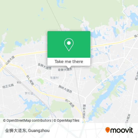 金狮大道东 map