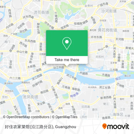 好佳农家菜馆(沿江路分店) map
