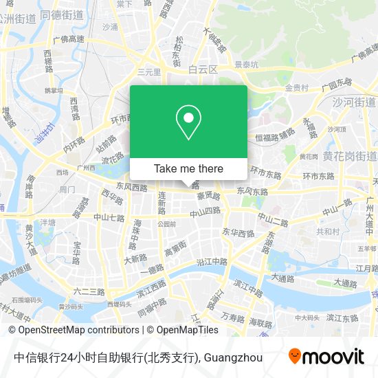 中信银行24小时自助银行(北秀支行) map