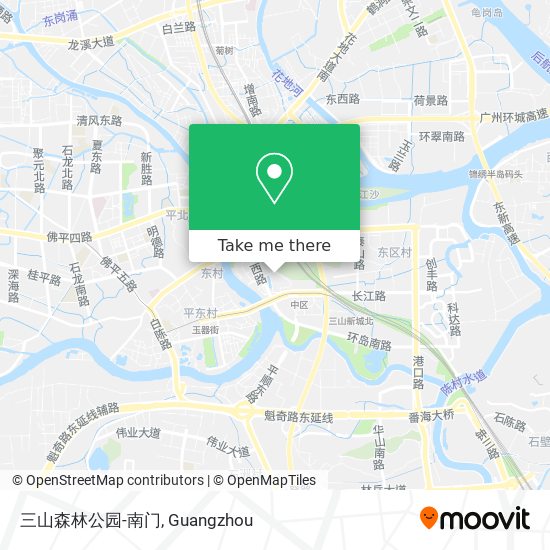 三山森林公园-南门 map