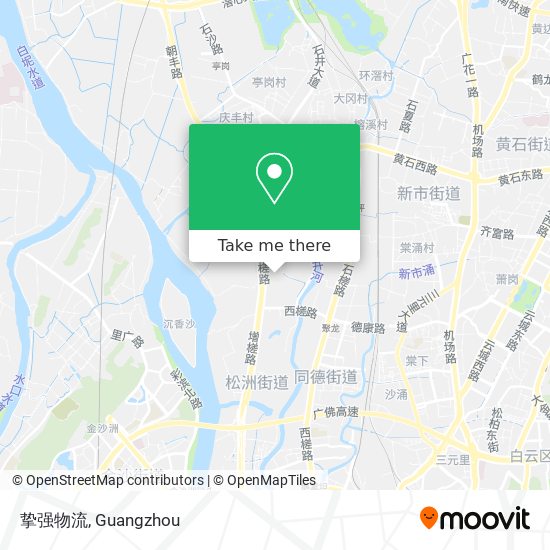 挚强物流 map