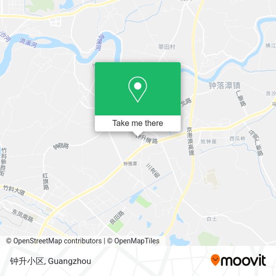 钟升小区 map