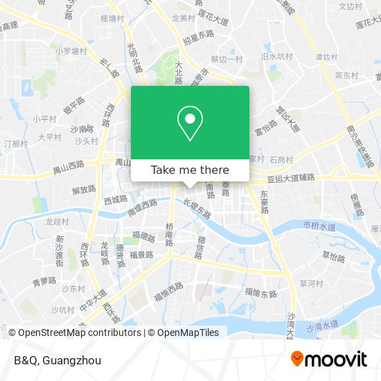 B&Q map