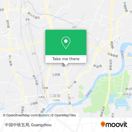 中国中铁五局 map