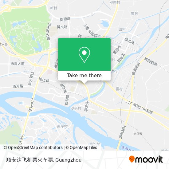 顺安达飞机票火车票 map