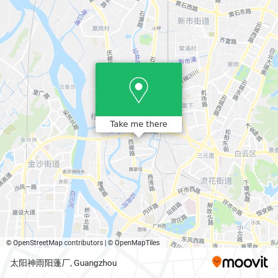 太阳神雨阳蓬厂 map