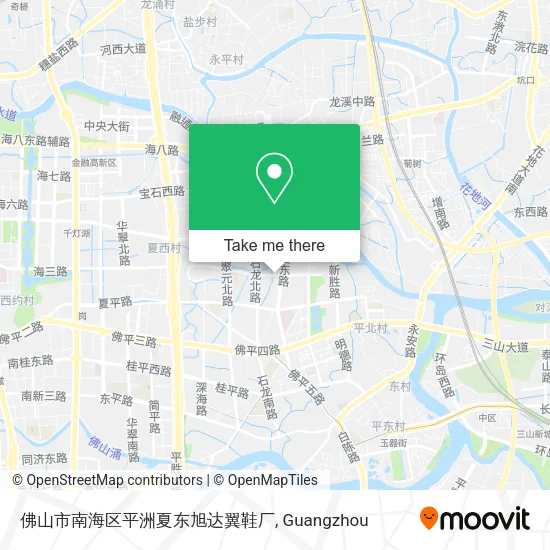 佛山市南海区平洲夏东旭达翼鞋厂 map