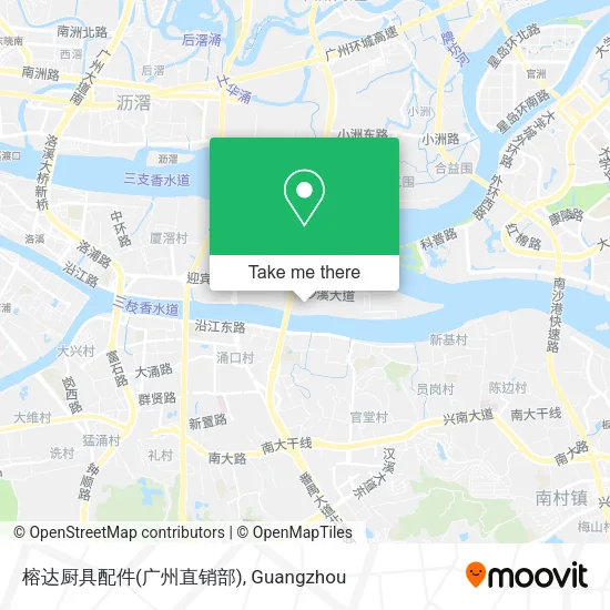 榕达厨具配件(广州直销部) map