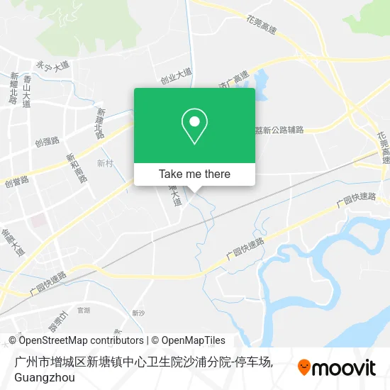 广州市增城区新塘镇中心卫生院沙浦分院-停车场 map