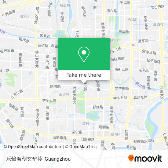 乐怡海创文华荟 map