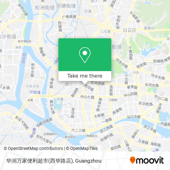 华润万家便利超市(西华路店) map