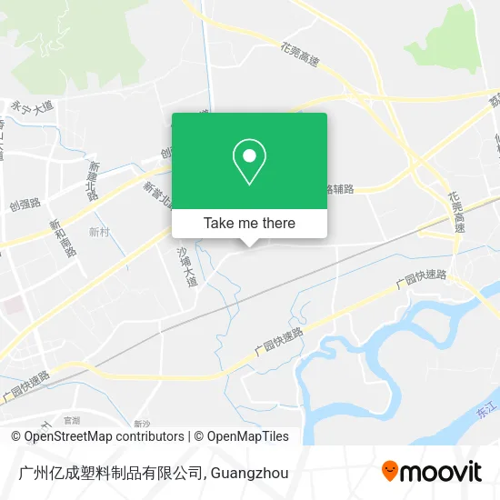 广州亿成塑料制品有限公司 map
