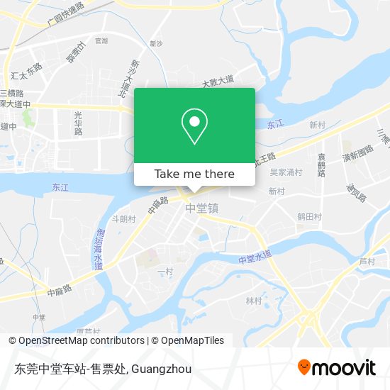 东莞中堂车站-售票处 map