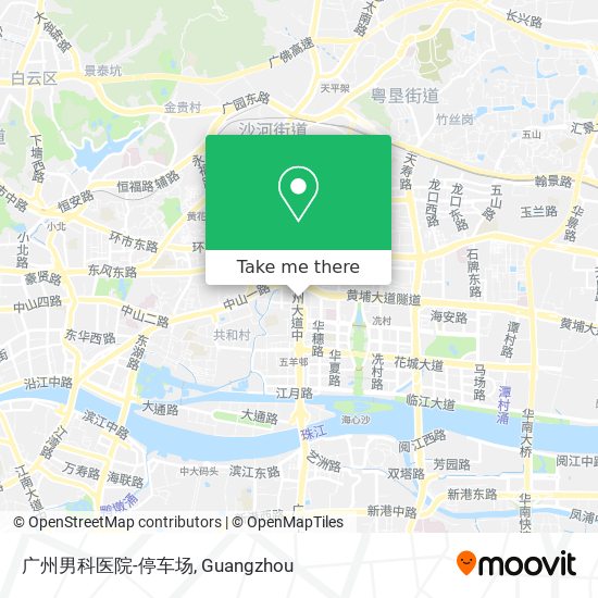 广州男科医院-停车场 map