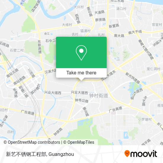 新艺不锈钢工程部 map