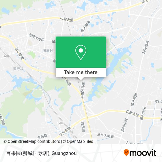 百果园(狮城国际店) map