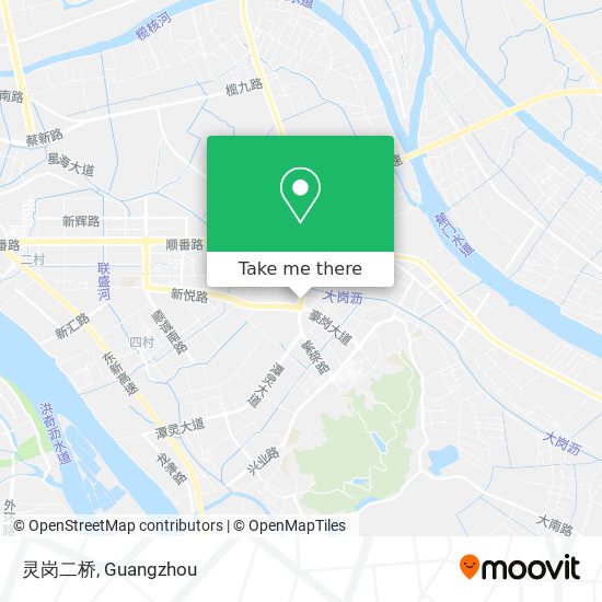 灵岗二桥 map