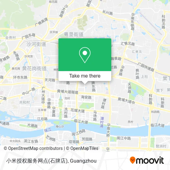 小米授权服务网点(石牌店) map