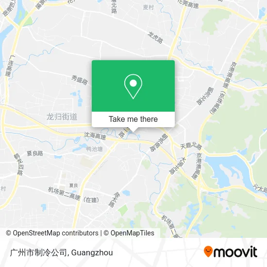 广州市制冷公司 map