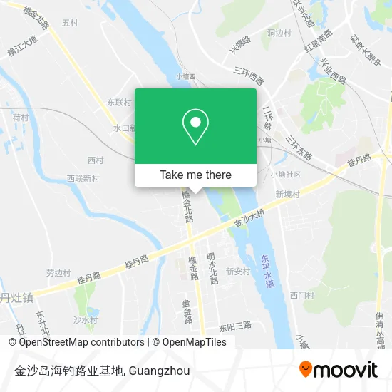 金沙岛海钓路亚基地 map